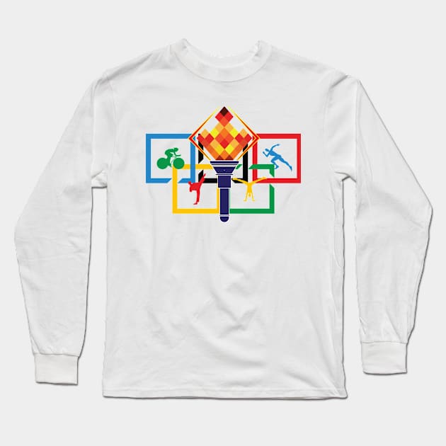 Olympic Games Long Sleeve T-Shirt by GilbertoMS